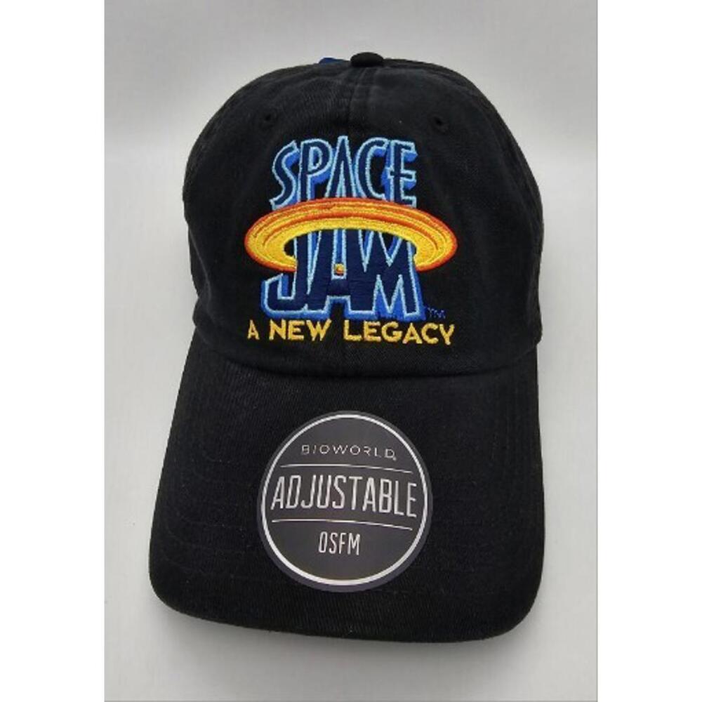 NEW Space Jam A New Legacy Baseball Hat Cap Black Lebron James Toon Squad NWT